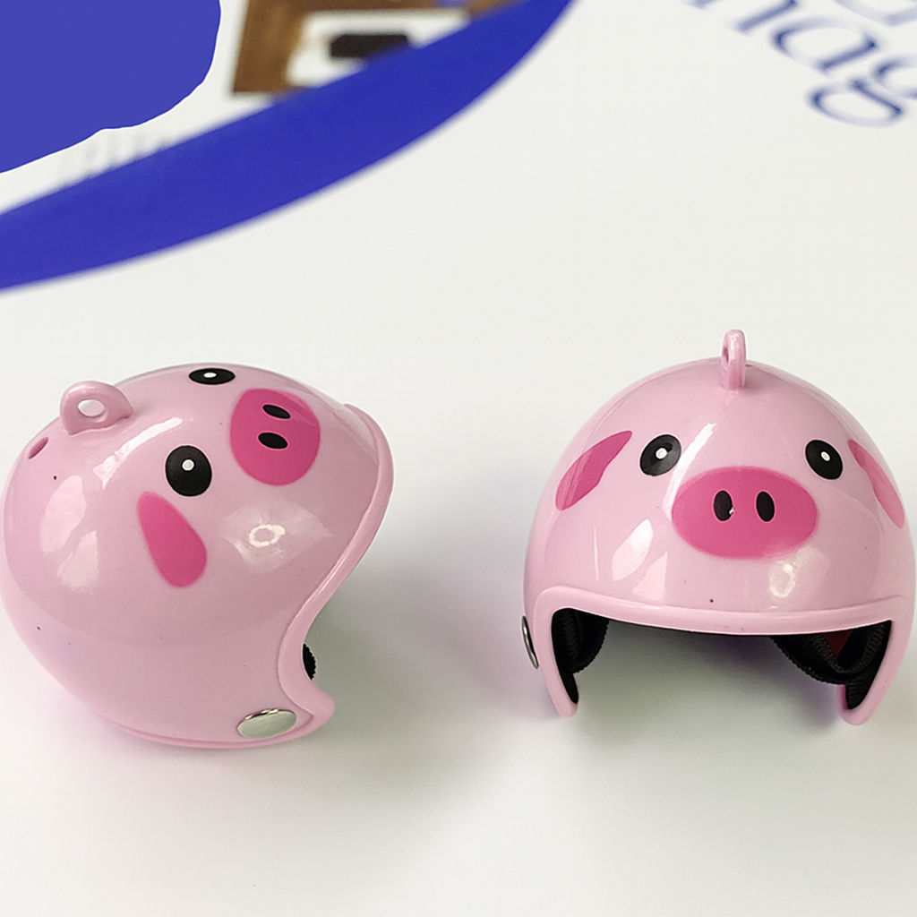 Beschermende Minihelm voor Kippen en Kleine Huisdieren