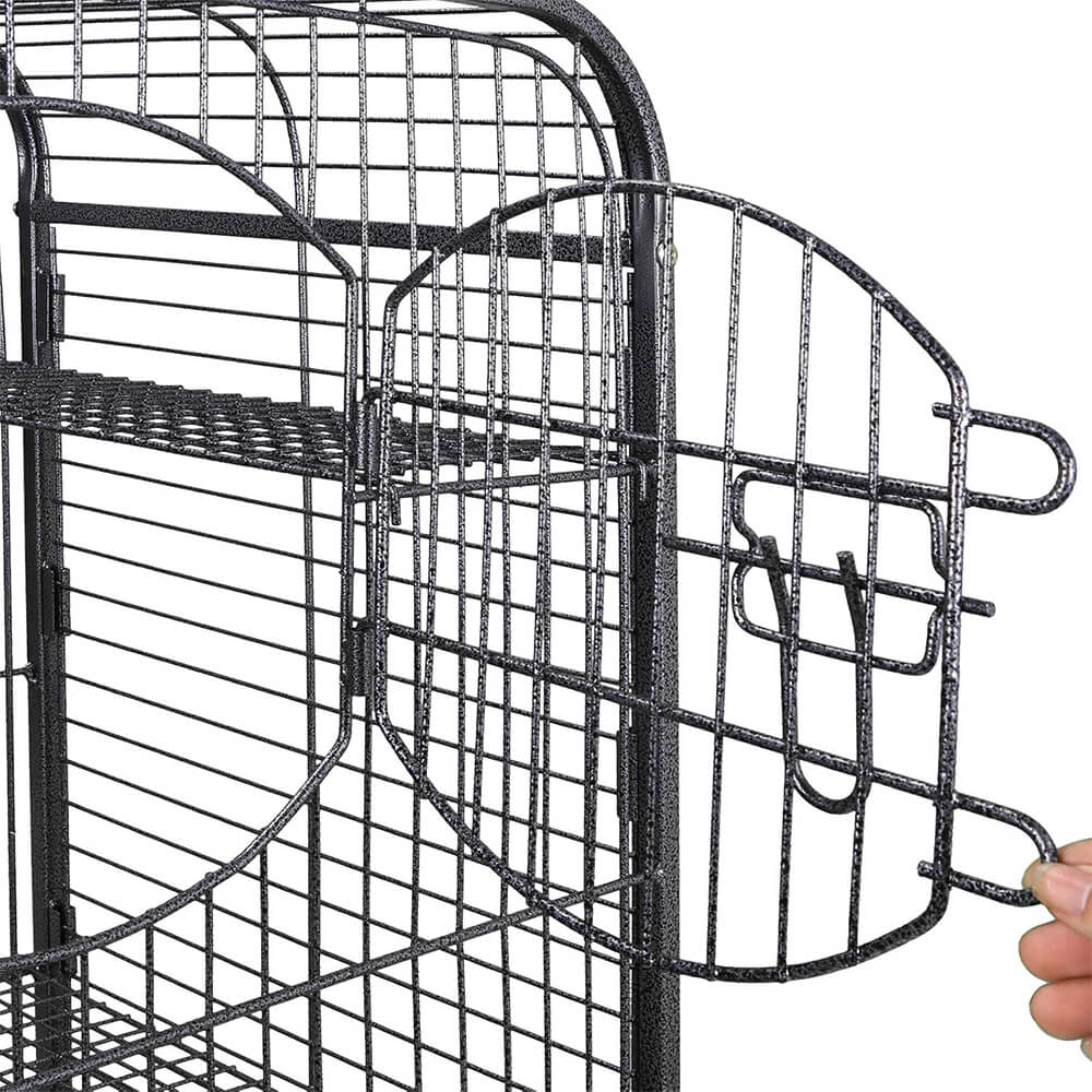 Buitenkooi voor dieren op wielen