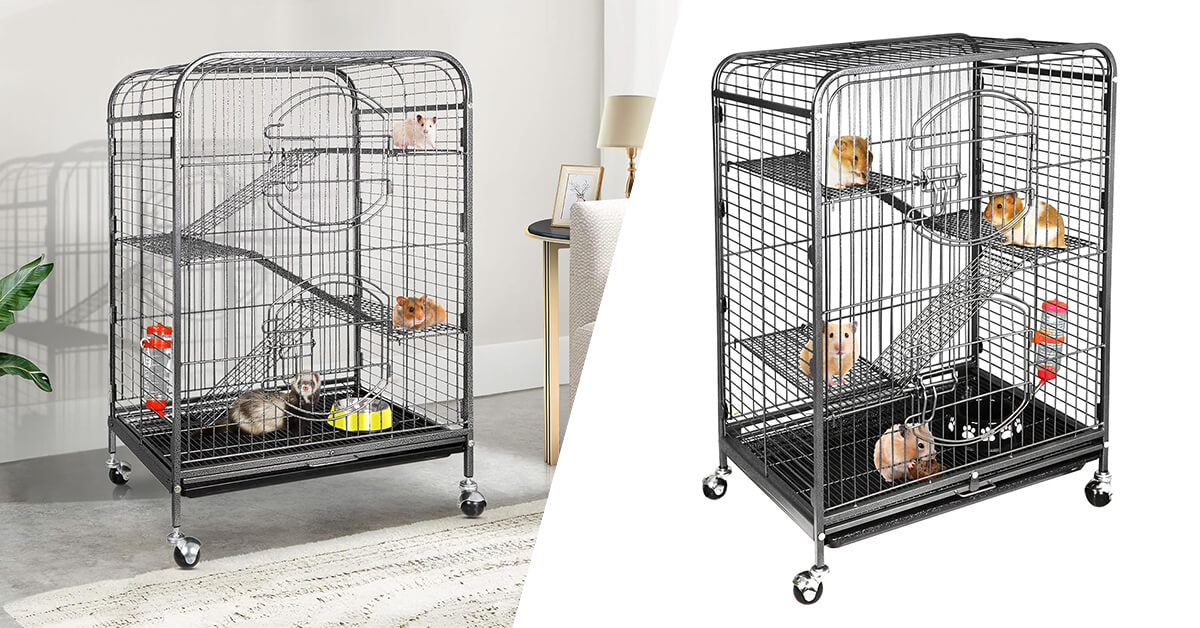 Buitenkooi voor dieren op wielen