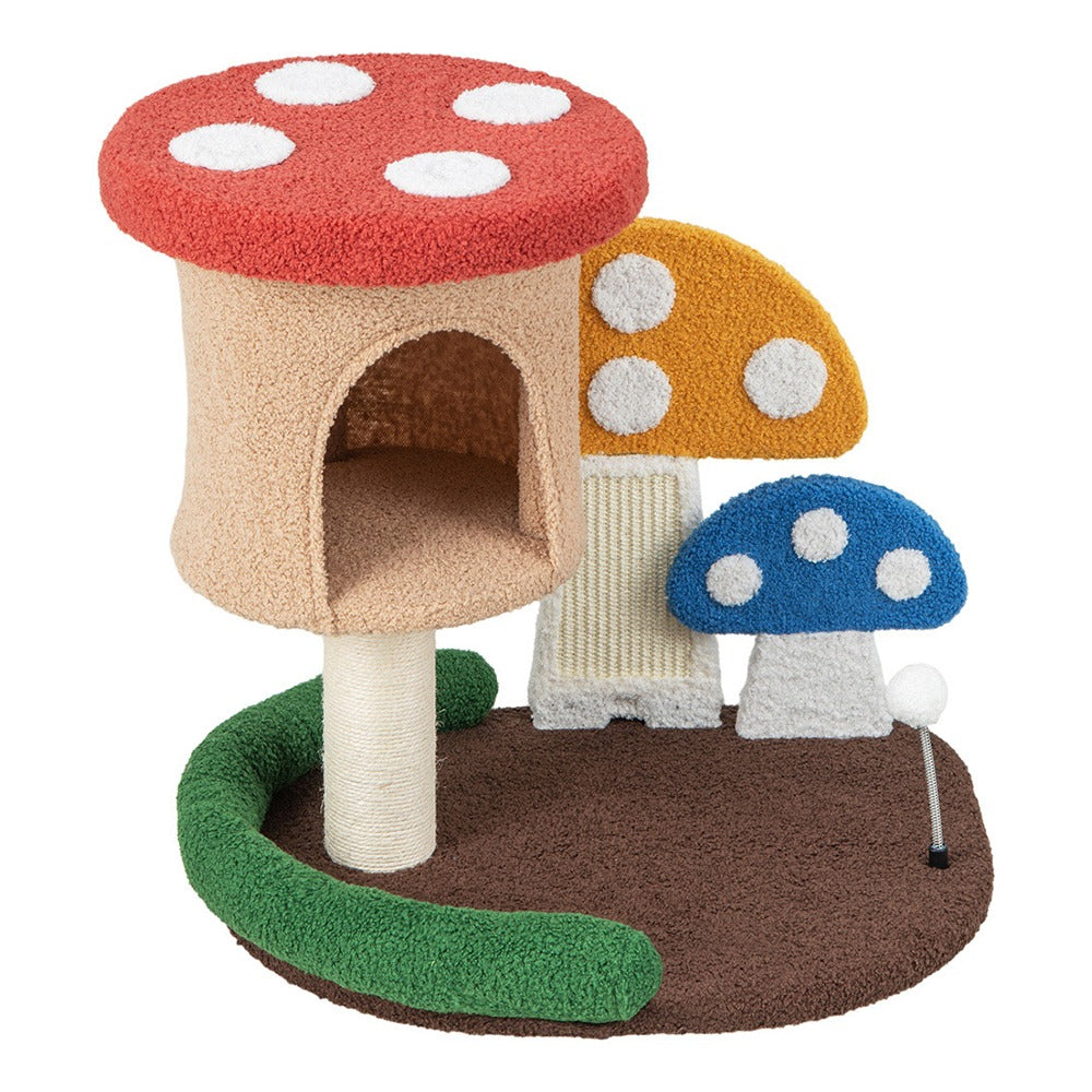 Paddenstoel krab- en klimmeubel voor katten)